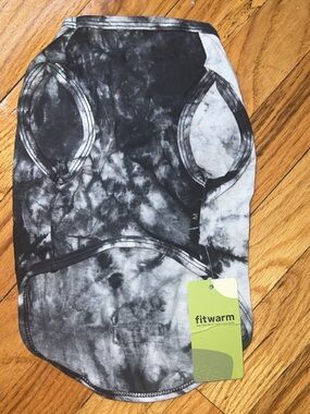 Fitwarm Gray Tie Dye Dog Shirt Size M NWT Cute Pet Apparel